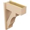 Ekena Millwork 7 1/2-in W x 18-in D x 26-in H Balboa Block Rough Cedar Woodgrain TimberThane Outlooker, Primed Tan OUTUR075X18X26BOA44RCPR - alternate 6